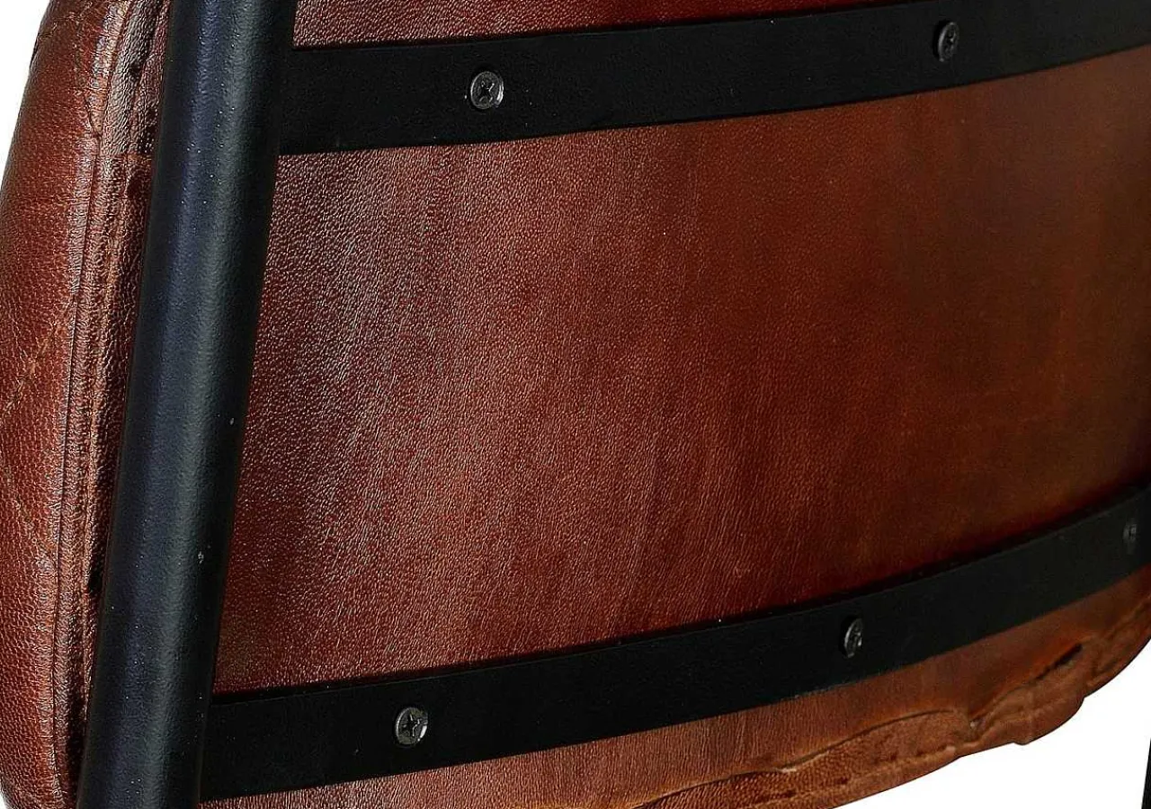 mutoni inspiration Freischwingerstuhl Leder Braun (2Er-Set)> Freischwinger