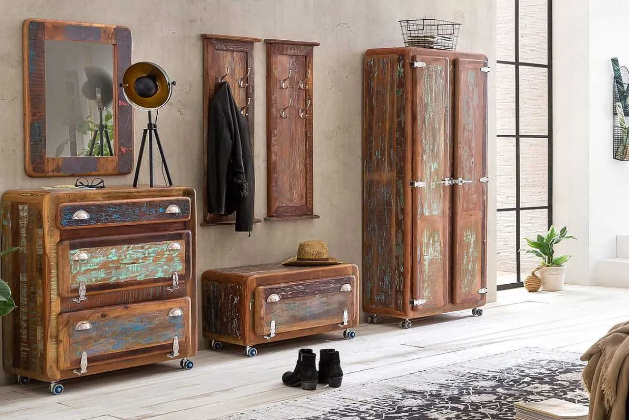 mutoni sweet home Garderoben-Set Froze Bunt (6-Tlg)> Garderobenmöbel-Sets