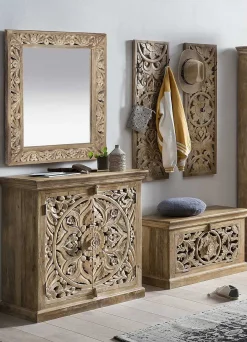 mutoni sweet home Garderoben-Set Nivo Natur (5-Tlg)><noscript><img width=