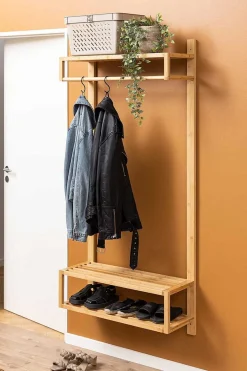 mutoni scandi Garderobenstander Bellamy Bambus Natur 170><noscript><img width=