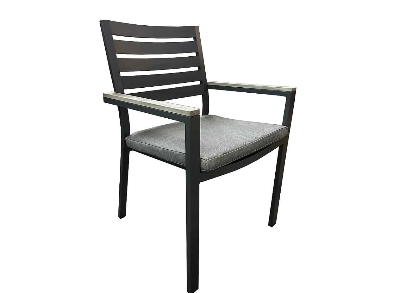 mutoni lifestyle Garten Armlehnstuhl Belmar Grau> Gartenstühle