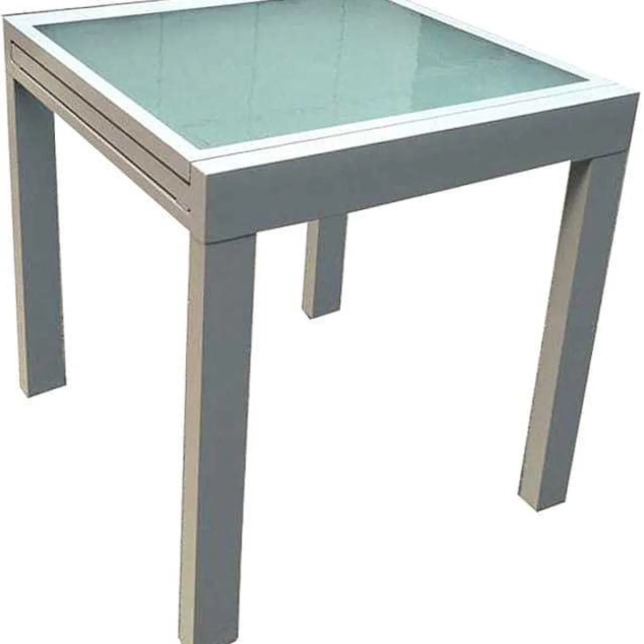 mutoni pleasure Garten Ausziehtisch Lola Glas Grau 65-130X65> Garten Esstische