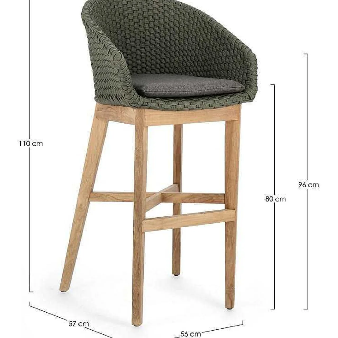 mutoni lifestyle Garten Barhocker Coachella Grun> Garten Barstühle