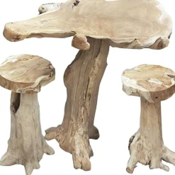 mutoni pleasure Garten Barhocker Surga Teak Natur><noscript><img width=