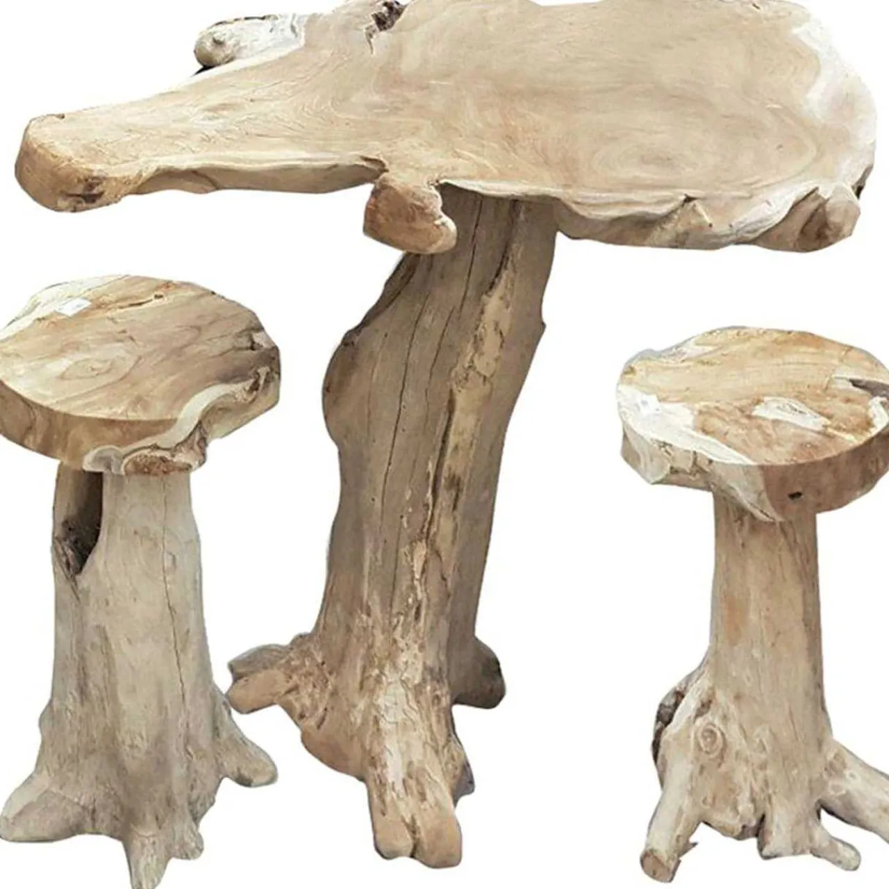 mutoni pleasure Garten Barhocker Surga Teak Natur> Garten Barstühle