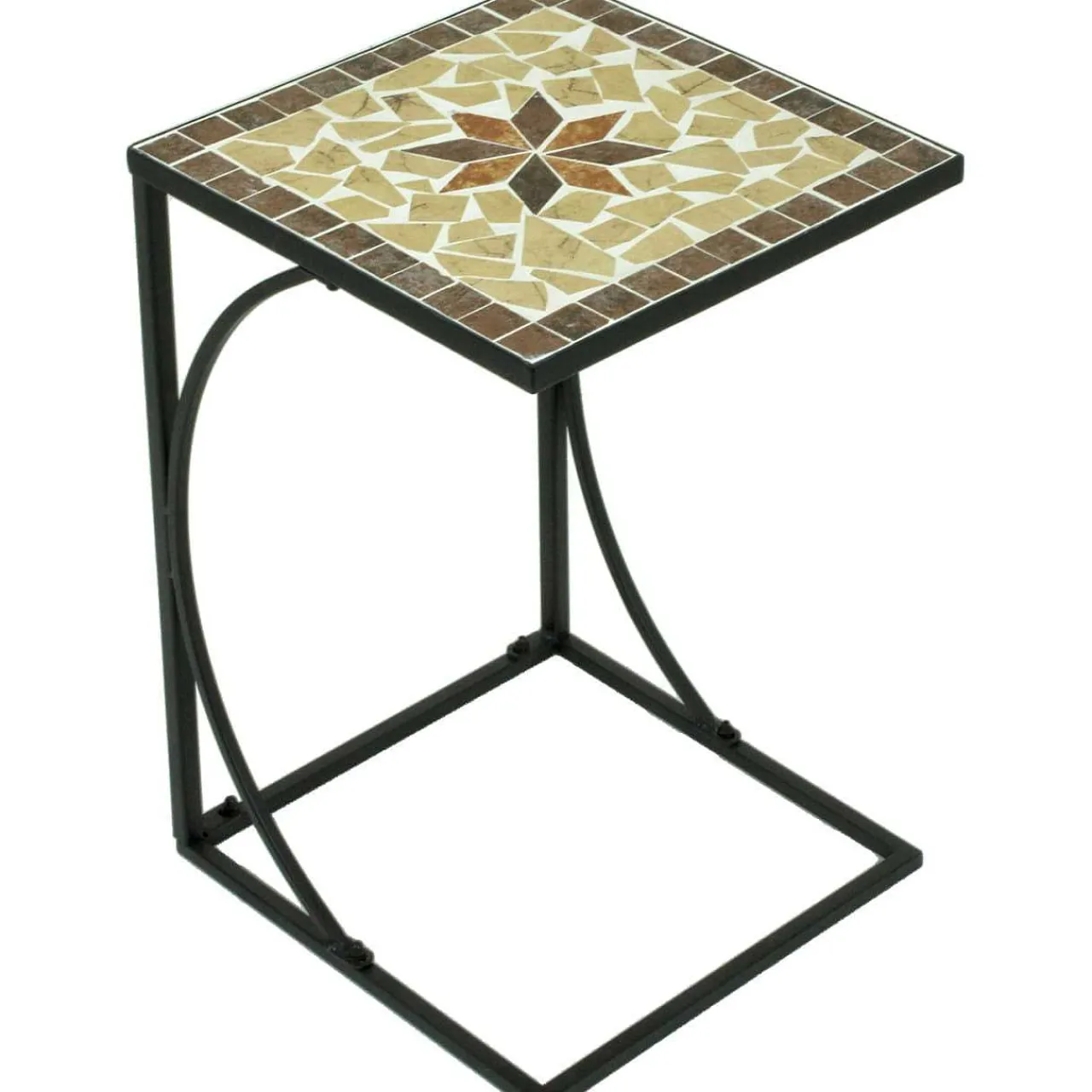 mutoni pleasure Garten Beistelltisch Amarillo Mosaik Braun 35X35> Garten Couchtische Und Beistelltische