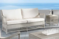 mutoni ethnic Garten Beistelltisch Camille Polyrattan Bianco Wash 45X45><noscript><img width=