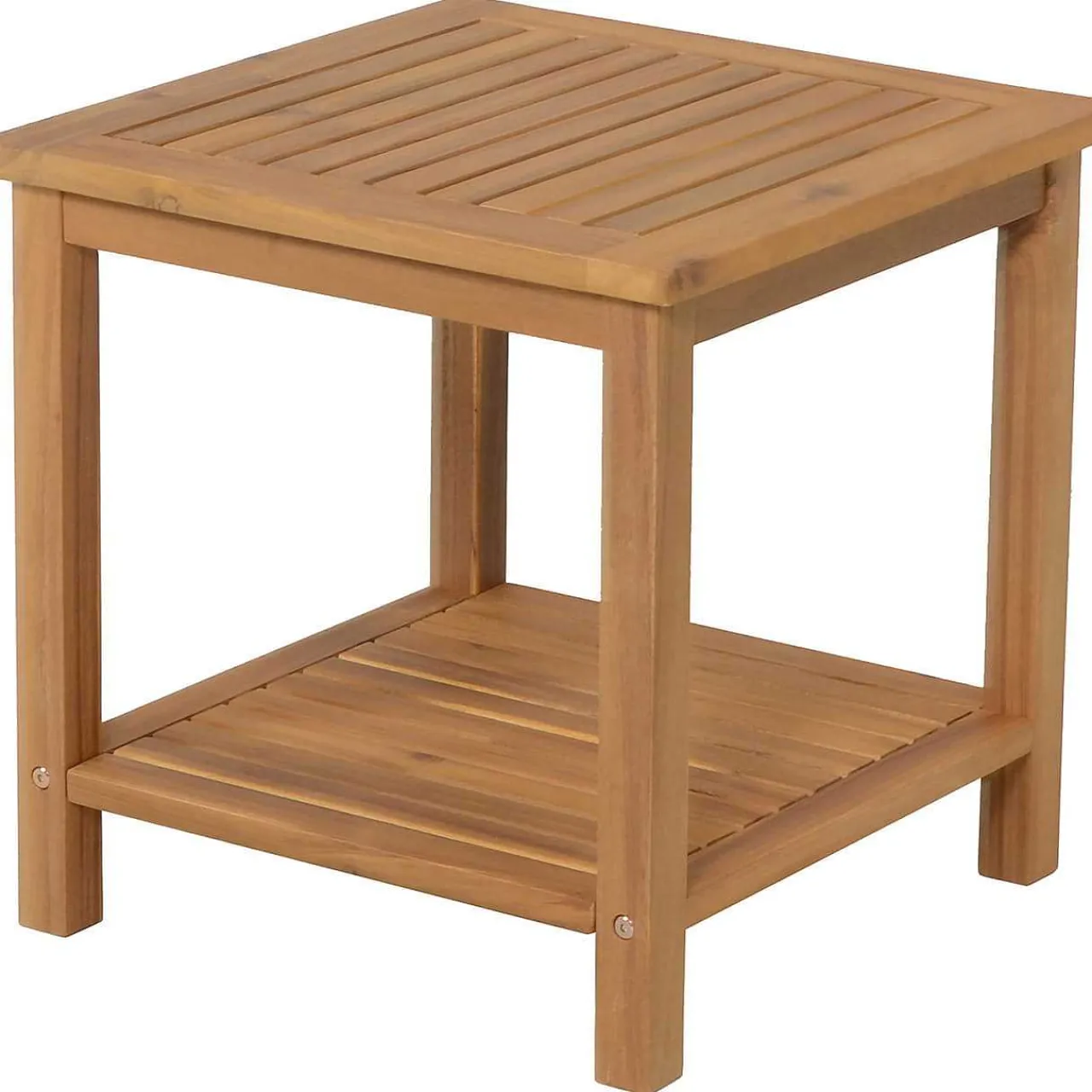 mutoni pleasure Garten Beistelltisch Iowa Akazie Braun 45X45> Garten Couchtische Und Beistelltische
