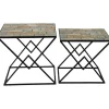 mutoni pleasure Garten Beistelltisch Meru Stahl (2-Er Set)> Garten Couchtische Und Beistelltische