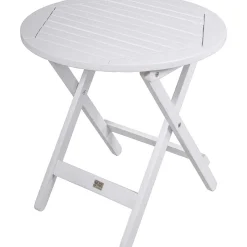 mutoni pleasure Garten Beistelltisch Mesa Eukalyptus Weiss 50> Garten Couchtische Und Beistelltische