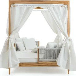 mutoni ethnic Garten Daybed Zante Baldachin Teak 160X200><noscript><img width=