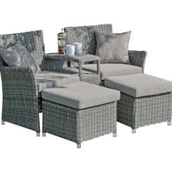 mutoni pleasure Garten Doppelsessel-Set Calgary Hellgrau><noscript><img width=