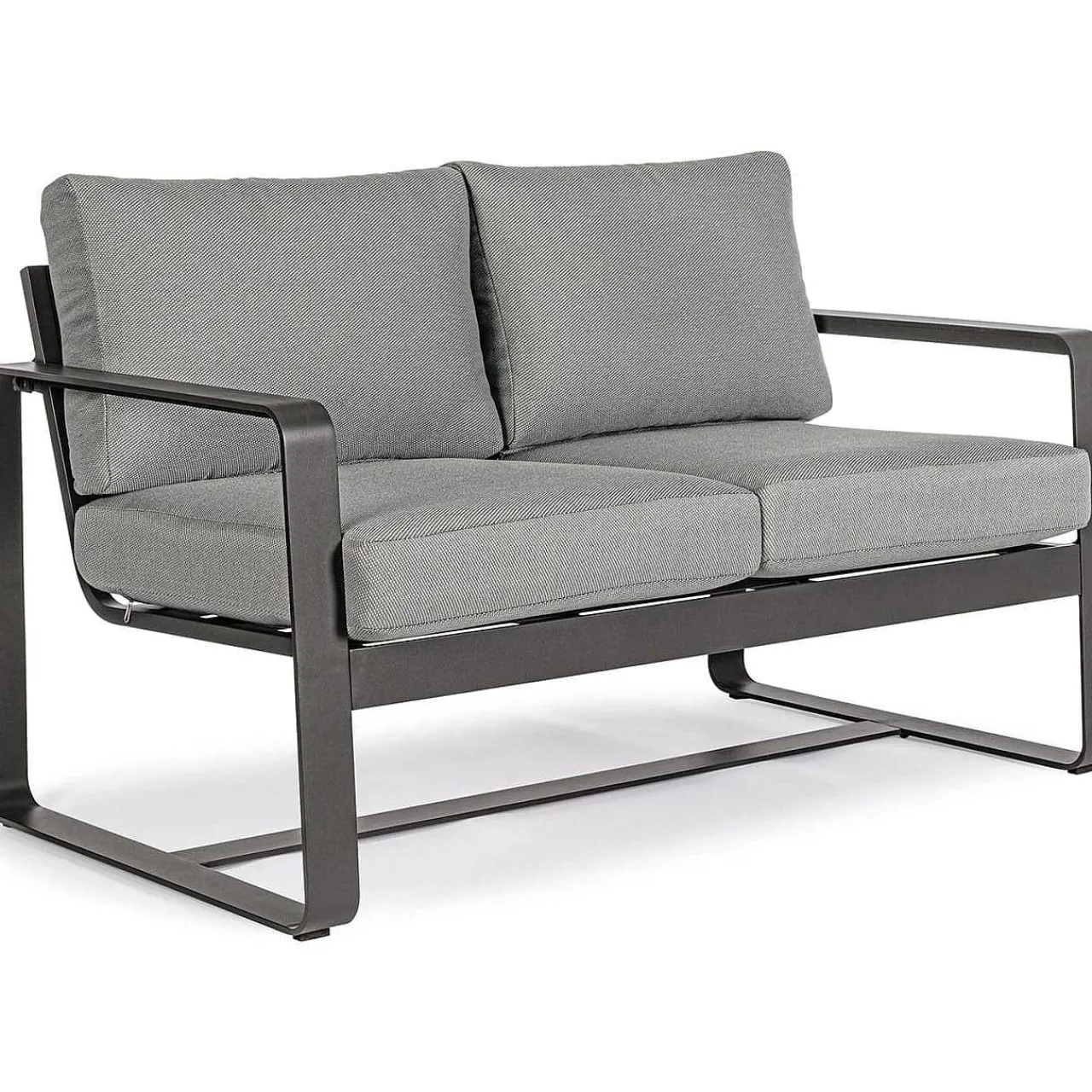 mutoni lifestyle Garten 2Er-Sofa Merrigan Mit Kissen Anthrazit> Gartensofas