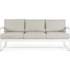 mutoni lifestyle Garten 3Er-Sofa Merrigan Mit Kissen Weiss> Gartensofas