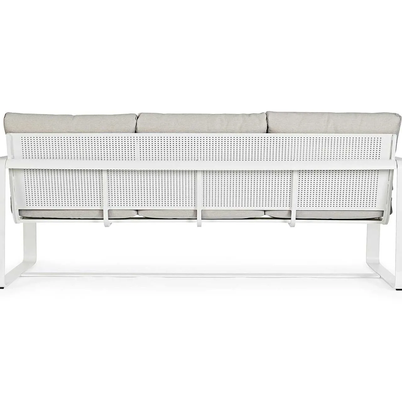 mutoni lifestyle Garten 3Er-Sofa Merrigan Mit Kissen Weiss> Gartensofas
