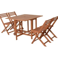mutoni pleasure Garten Essgruppe Anaheim Eukalyptus Braun (5-Tlg)><noscript><img width=
