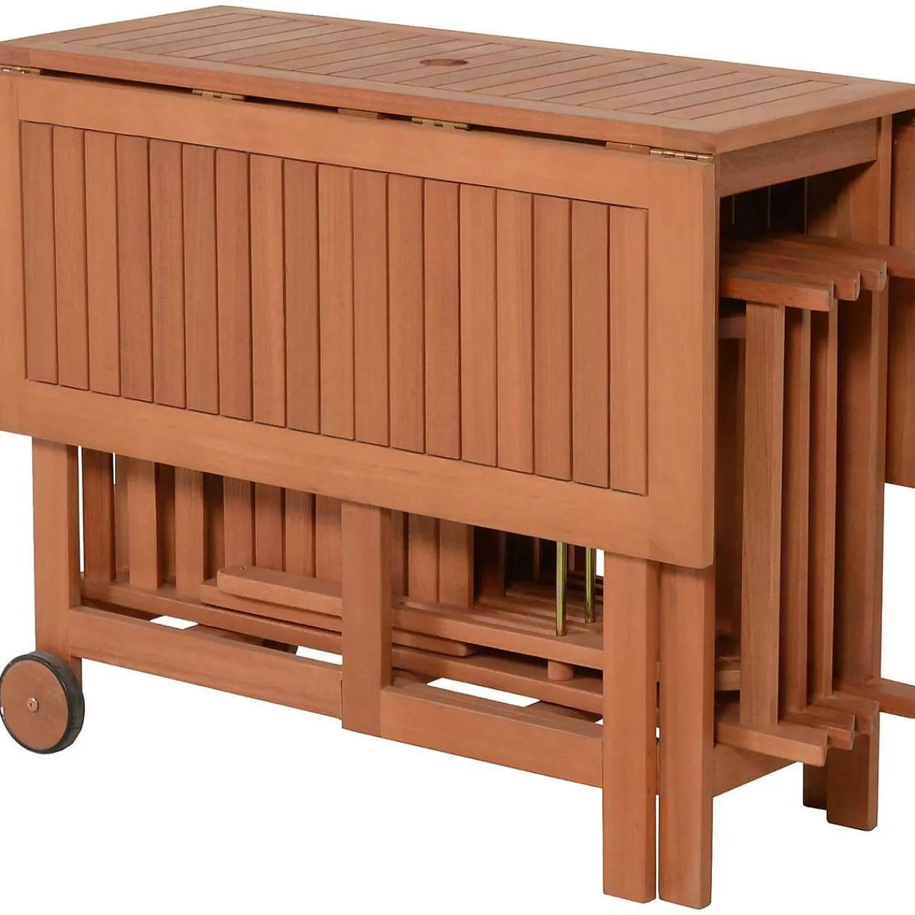 mutoni pleasure Garten Essgruppe Anaheim Eukalyptus Braun (5-Tlg)> Garten Essgruppen