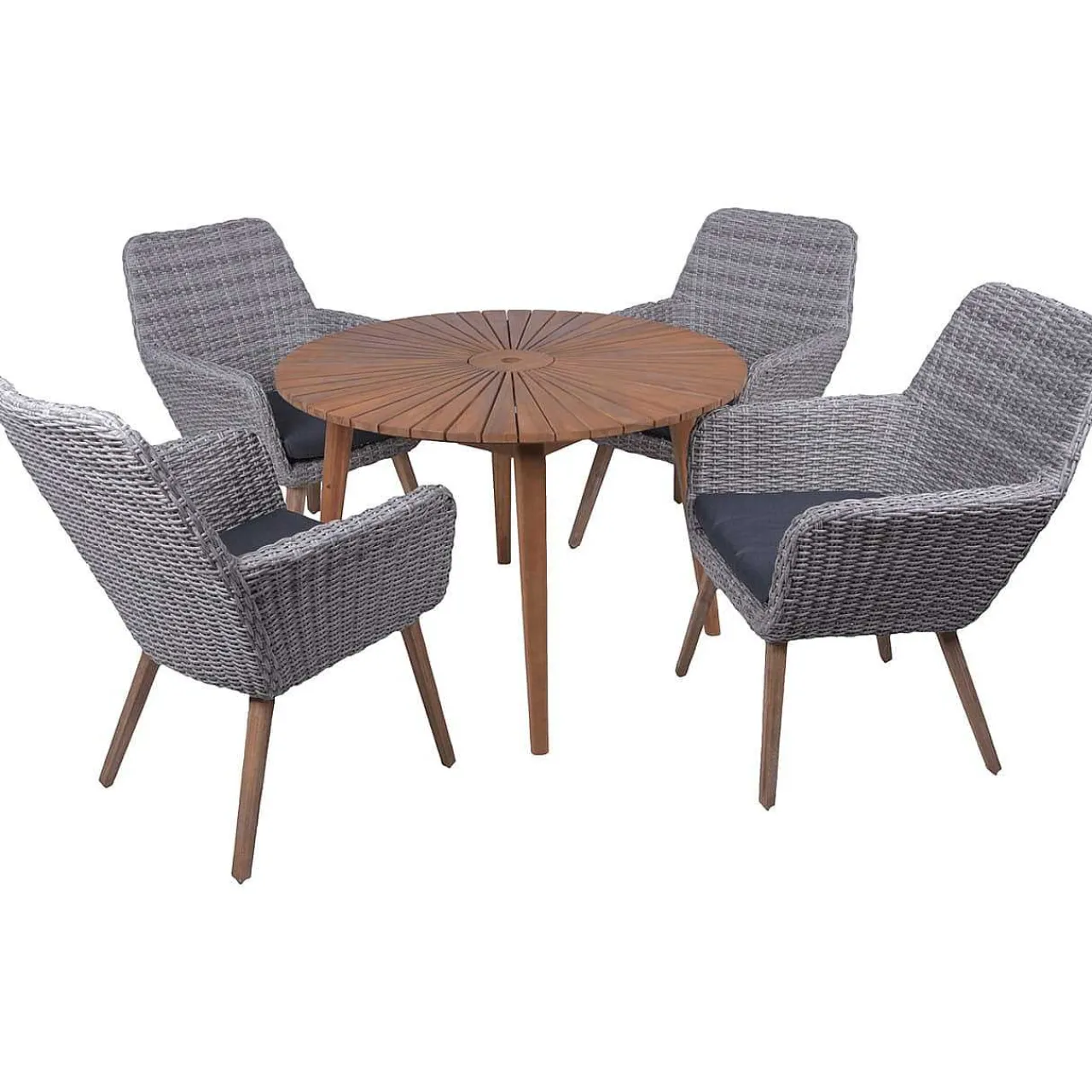 mutoni pleasure Garten Essgruppe Fremont I Rund (5-Tlg)> Garten Essgruppen