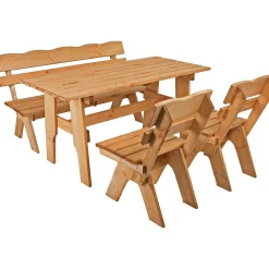 mutoni pleasure Garten Essgruppe Schwarzwald Kiefer Natur (4-Tlg)><noscript><img width=