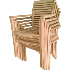 mutoni pleasure Garten Essgruppe Solo Teak (7-Tlg)> Garten Essgruppen