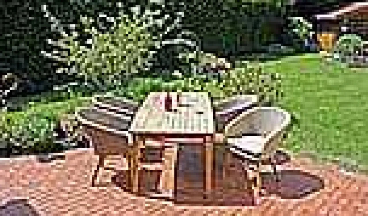 mutoni pleasure Garten Essgruppe Visalia Akazie Natur Grau (5-Tlg)> Garten Essgruppen