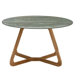 mutoni ethnic Garten Esstisch Corinto Rund Teak Keramik 110><noscript><img width=
