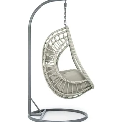 mutoni lifestyle Garten Hängesessel Caracas Mit Kissen Grau> Hängesessel Und Hängeschaukel
