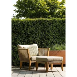 mutoni living Garten Hocker San Remo Teak Sand><noscript><img width=