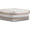 mutoni living Garten Hocker Sit Aufblasbar Sand/Weiss Gestreift> Gartenhocker