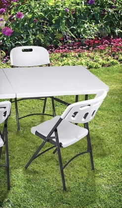 mutoni pleasure Garten Klappstuhl Mufaro Weiss (2-Er Set)> Klappstühle