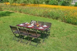 mutoni pleasure Garten Klappstuhl Tabora Braun><noscript><img width=