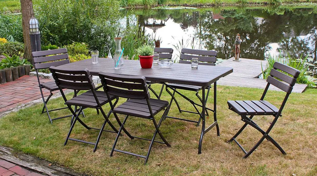 mutoni pleasure Garten Klappstuhl Tabora Braun> Klappstühle
