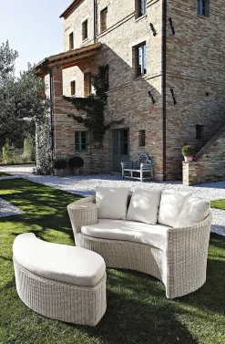mutoni ethnic Garten Liegeinsel Isla Bonita 2-Tlg Bianco Wash> Daybeds Und Sonneninseln