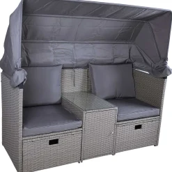 mutoni pleasure Garten Liegeinsel Saint-Tropez Grau><noscript><img width=