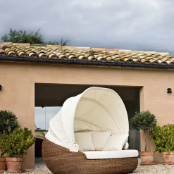 mutoni ethnic Garten Liegeinsel Sphera Polyrattan Bronze> Daybeds Und Sonneninseln
