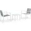 mutoni lifestyle Garten Sitzgruppe Auri Weiss (3-Teilig)> Balkon-Sets
