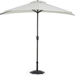mutoni lifestyle Garten Sonnenschirm Kalife Halbrund Weiss><noscript><img width=