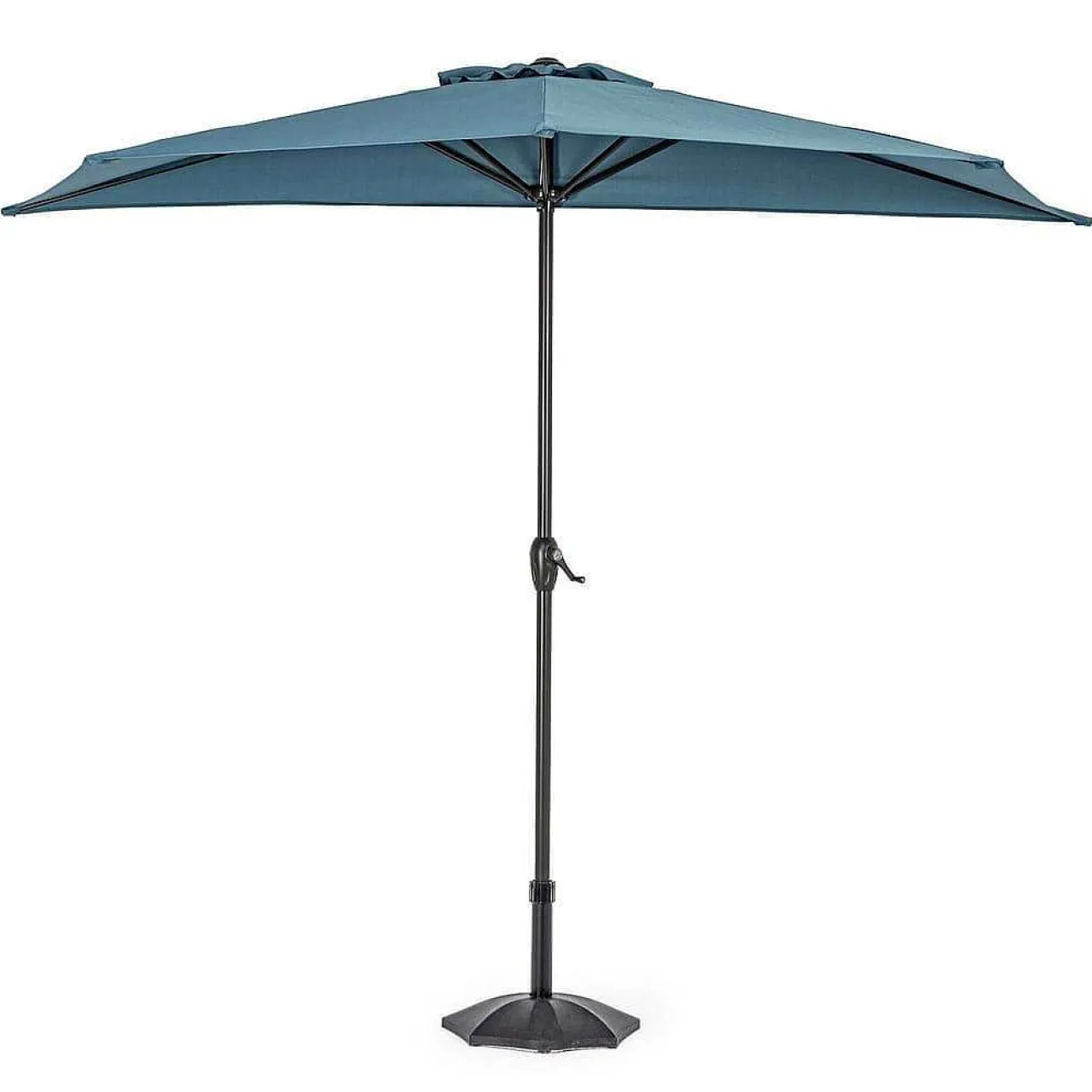 mutoni lifestyle Garten Sonnenschirm Kalife Halbrund Blau> Stockschirme