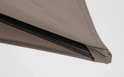 mutoni lifestyle Garten Sonnenschirm Kalife Halbrund Grau><noscript><img width=