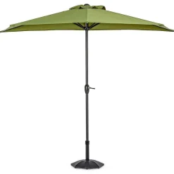 mutoni lifestyle Garten Sonnenschirm Kalife Halbrund Grun> Stockschirme