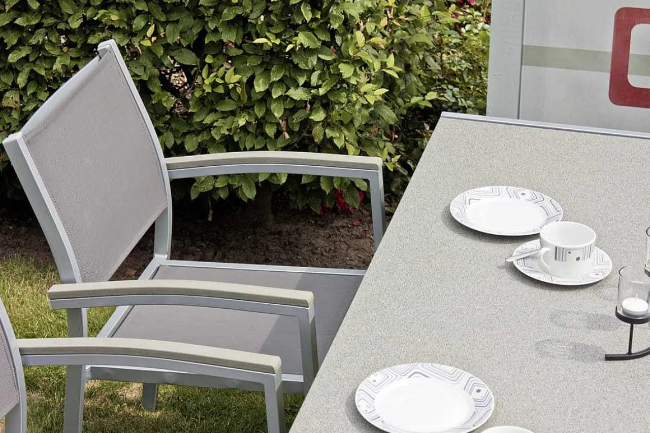 mutoni pleasure Garten Stapelstuhl Grace Grau> Stapelstühle