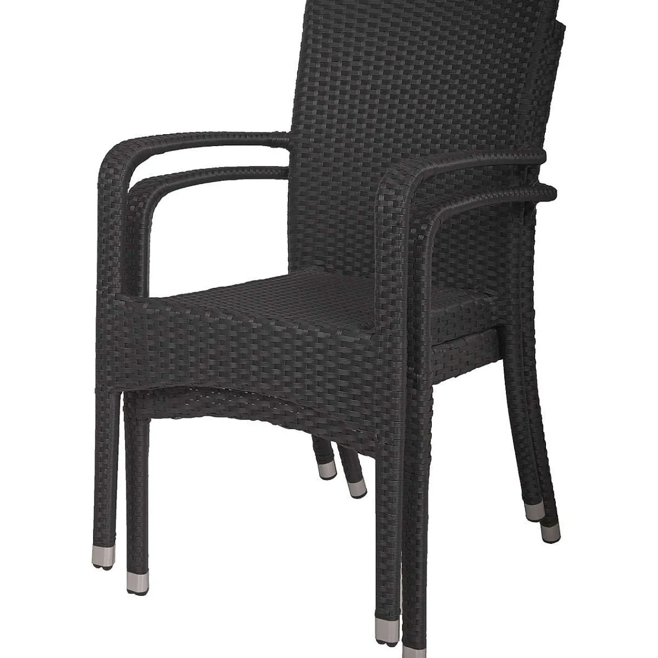 mutoni pleasure Garten Stapelstuhl London Schwarz> Stapelstühle