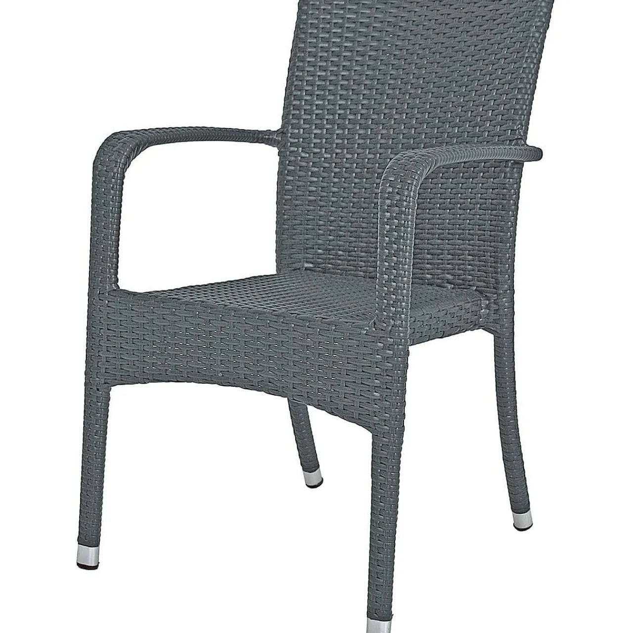 mutoni pleasure Garten Stapelstuhl London Grau (2-Er Set)> Stapelstühle