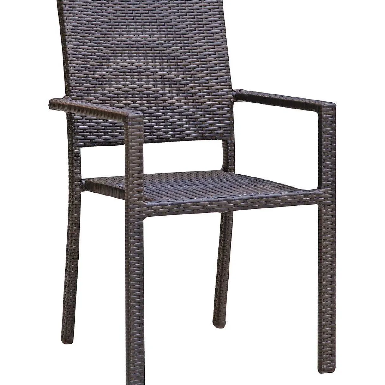 mutoni pleasure Garten Stapelstuhl Malaga Braun (2-Er Set)> Stapelstühle