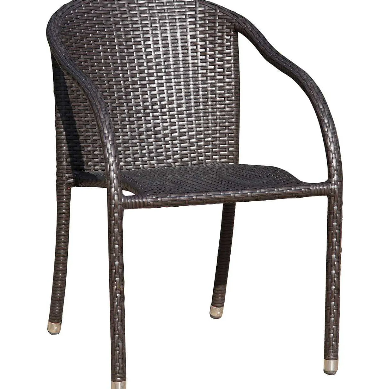mutoni pleasure Garten Stapelstuhl Riga Braun (2-Er Set)> Stapelstühle