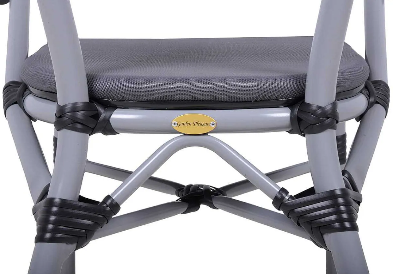 mutoni pleasure Garten Stapelstuhl Toskana Grau> Stapelstühle