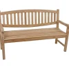 mutoni pleasure Gartenbank Lombok Teak Natur 150> Gartenbänke