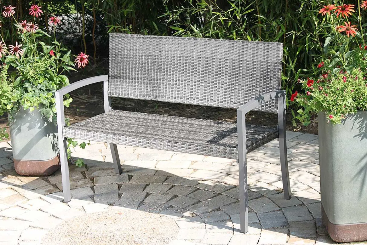 mutoni pleasure Gartenbank Sanremo Grau 116> Gartenbänke