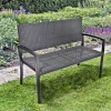mutoni pleasure Gartenbank Sanremo Schwarz 116> Gartenbänke