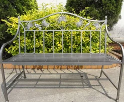 mutoni pleasure Gartenbank Talin Eisen Silber 111> Gartenbänke